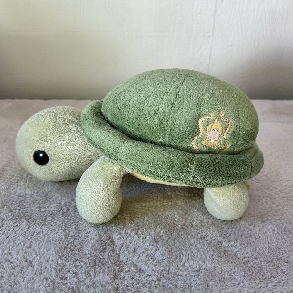 Bellzi Plush Turtle Torti the Tortoise Stuffed Animal Green 12" Plush